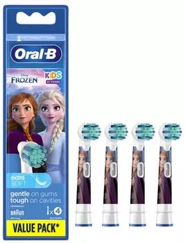 Коричневый Oral B сменная щетка Sumizumi Clean Kids Soft Brush Kids 4 шт. Disney Frozen 2 Детская EB10S-4 [Товар]
