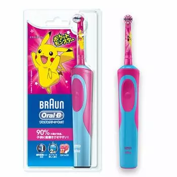 Коричневый Oral B Sumizumi Clean Kids Pink D12513KPKMG электрическая зубная щетка Pokemon [старая модель] Детская