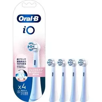 Коричневый сменный ершик Oral B iO Genuine Gentle Care, запас на 1 год (4 шт) [Для серии iO] iORBSW-4EL