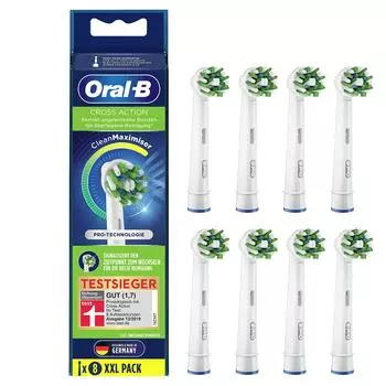 Коричневый сменный ершик Щетка со сменным цветным сигналом Frustration Free Package EB50 Oral-B Oral-B Multi-Action (8 шт.)