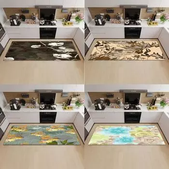 Коридор, ванная комната, нескользящий пол, современный декор, ковер с рисунком для гостиной, коврик для входной двери, кухонный коврик, коврик для спальни 50x80cm