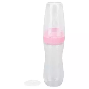 Кормушка для еды из мягкого силикона, управление одной рукой, весы, дизайн, кормушка с мягкой ложкой для пожилых людей L розовый