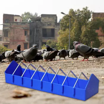 Кормушка для голубей, цыплят, корма, прочная поилка, контейнер для еды на открытом воздухе 40CM