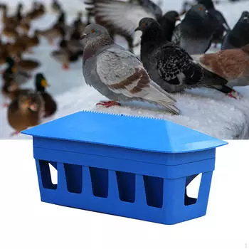 Кормушка для голубей, дозатор еды, съемная чаша, кормление птиц курицей для сада