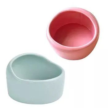 Кормушка для хомяка, керамическая миска для воды, кормушка для мелких животных, сирийский хомяк, кролик, песчанка, сахарная летающая крыса розовый