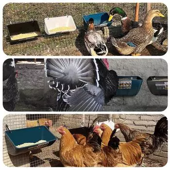 Кормушка для кур с водой Многофункциональная кормушка для кур для животных 1pcs