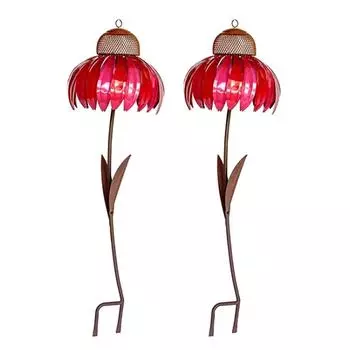 Кормушка для птиц Sensation, розовая эхинацея, кормушка для диких птиц, беседка, кормушка для колибри красный