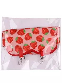 Кормушка для сена для морских свинок с крючками, подвесная сумка для кормления травой для мелких домашних животных, кроликов, хомяков, дозатор для корма, контейнер земляничный