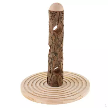 Кормушка для сена из натурального дерева, вертикальная кормушка для домашних животных