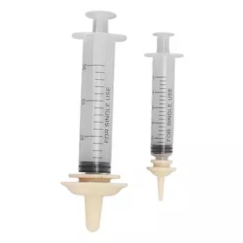 Кормушка для собак с дозатором для лекарств Pet Medicine Feeder с вогнутой выпуклой ручкой и шкалой для мелких животных M M