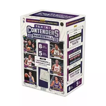 Коробка баскетбольных карточек Panini Contender NBA 2022-23 — 1 автограф или памятная карточка — 40 коллекционных карточек.