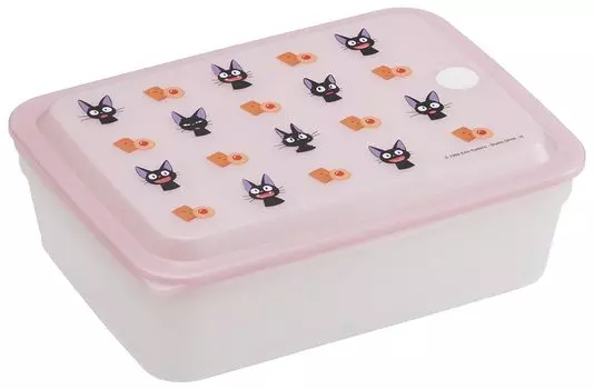 Коробка для бэнто Skater с ионами серебра, антибактериальная, пушистая, с встроенным воздушным клапаном, 1 ярус, 850 мл, служба доставки Ghibli Ag+ Kiki s PAS9AG-A