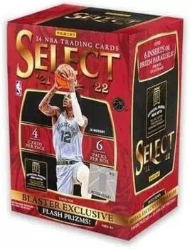 Коробка для баскетбольных карточек NBA Panini Select Коробка для баскетбольных карточек Panini Select 2021-22 (Флэш-призмы) (Флэш-призмы) [Элемент]