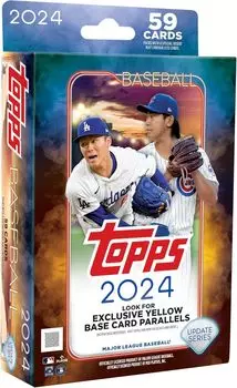 Коробка для бейсбольных карточек Topps Update Series 2024 года Коробка для бейсбольных карточек Topps Update Series - [Предмет]