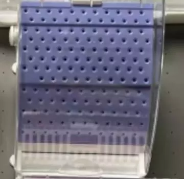 Коробка для чистки стоматологических боров, 142 отверстия, высокая, низкая скорость, пылезащитный, экологически чистый держатель стоматологических боров