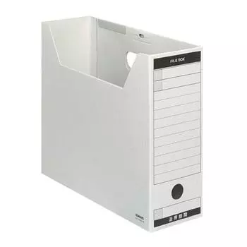 Коробка для файлов KOKUYO из цветного картона с крышкой A4 серая A4-LFBN-MZ