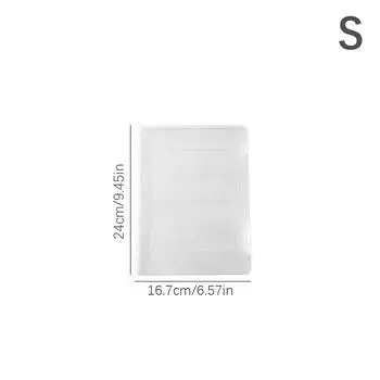 Коробка для файлов, тонкий чехол для документов, портативная пластиковая коробка для офисного настольного документа 24*16.7cm