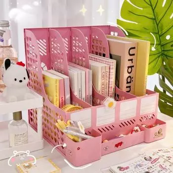 Коробка для файлов Удобная большая емкость Широко используемая декоративная съемная долговечная прочная корзина для хранения канцелярских принадлежностей Корзина для хранения файлов для школы синий