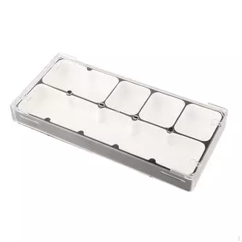 Коробка для хранения часовых деталей, аксессуары, пылезащитная, с 5 отделениями, футляр для ювелирных изделий, инструменты