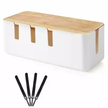 Коробка для хранения кабеля SHIYUKI Power Tap с 4-мя кабельными секциями