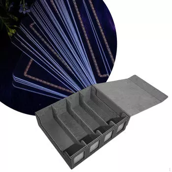 Коробка для хранения карточек для коллекционирования бейсбольных и торговых карточек чёрный