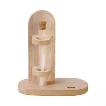 Коробка для хранения коллекционных кошачьих усов из прозрачного стекла и дерева, памятные усы Style B