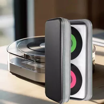 Коробка для хранения компакт-дисков, чехол для предотвращения царапин, PP Protector, держатель для подарков на день чёрный