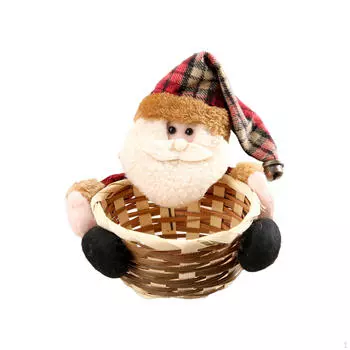 Коробка для хранения конфет, рождественская корзина, прочные подарки, милый реквизит, украшение на Рождество