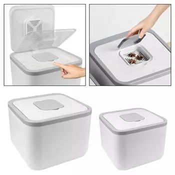 Коробка для хранения корма для собак, большая емкость 5 кг 10 кг, ведро для домашнего хранения, коробка для риса, герметичная банка для зерна, кухонный контейнер 5 KG