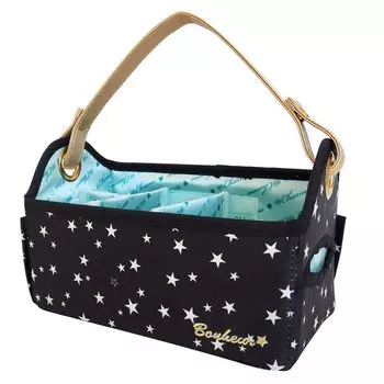 Коробка для хранения косметики At First Коробка для хранения косметики Корзина для хранения косметики Etoile Большая черная звезда с узором AF8284