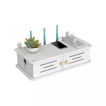 Коробка для хранения маршрутизатора Wi-Fi, держатель кабеля, настенная полка, дропшиппинг