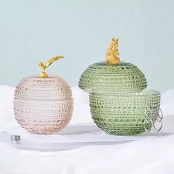 Коробка для хранения, многофункциональная, для ежедневного использования, видимые серьги, кольца, ожерелья, органайзер для ювелирных изделий, шикарный пылезащитный органайзер с геометрической текстурой S