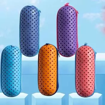 Коробка для хранения очков для плавания из ЭВА, дышащая мягкая коробка для очков, держатель для солнцезащитных очков, сумка для чтения, аксессуары для очков CHINA