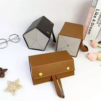 Коробка для хранения очков с металлическими защелками, несколько отделений, однотонный дизайн, органайзер для солнцезащитных очков, кейс для хранения ювелирных изделий 3Grids чёрный