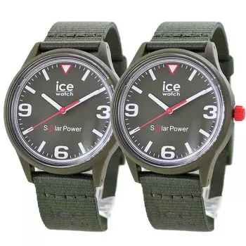Коробка для хранения парных часов Ice Watch Ice Solar Power Khaki Green 020060020060 Часы [Ice Watch] Мужские Женские [Товар]