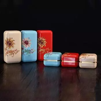 Коробка для хранения с крышкой, утюг большой емкости, мини-пустая банка для чая, хозяйственные принадлежности 2