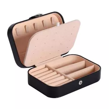 Коробка для хранения сережек, водонепроницаемый антиокислительный портативный корейский женский простой чехол для сережек и колец, женские аксессуары розовый