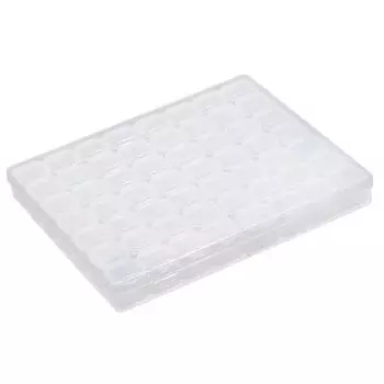 Коробка для хранения украшений для нейл-арта, 28 ячеек, независимое открытие, съемная, для небольших аксессуаров и инструментов