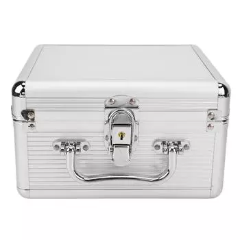 Коробка для хранения жестких дисков 2,5 дюйма на 20 отсеков с замком безопасности, 2 ключа, ручка из АБС-пластика, противоударный чехол для жесткого диска