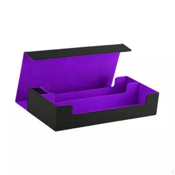 Коробка для коллекционных карточек, мощный коллекционный органайзер из искусственной кожи, прочный дисплей для спортивных карточек