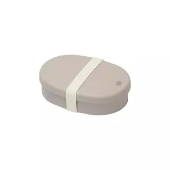 Коробка для ланча Bento Box Pearl Metal 270 мл, 1 ярус, антибактериальное покрытие, обработано в микроволновой печи, можно мыть в посудомоечной машине, устойчиво к свету, сделано в Японии серый