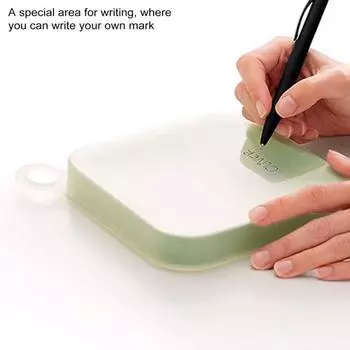 Коробка для ланча Yousheng Sandwich Crisper, герметичная, не содержащая бисфенол-А, силиконовая, легкая, для хранения сэндвичей, для родителей и детей, для школы, работы, путешествий зелёный