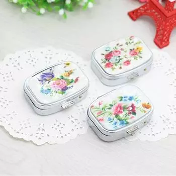 Коробка для лекарств, витаминов, контейнеров, органайзеров для лекарств, коробок, контейнеров для таблеток, дорожных таблеток random color