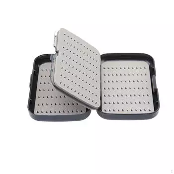 Коробка для ловли нахлыстом, двухсторонние приманки, водонепроницаемый органайзер для приманок, легкий вес Triangular Hole