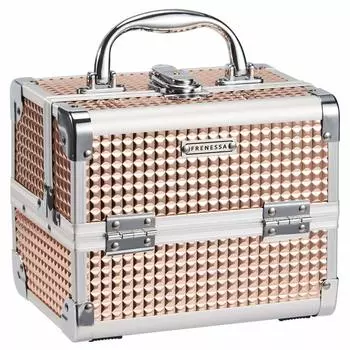 Коробка для макияжа Hapilife с косметическим хранилищем, большая косметическая косметика, косметическое хранилище, косметика для дома, зеркало для путешествий, коробка, коробка,