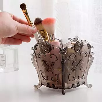 Коробка для макияжа, косметический органайзер Organizador De Maquillaje Butterfly Rangement Pinceaux Maquillage, держатель для кистей для макияжа, держатель для ручек