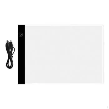 Коробка для отслеживания светодиодной доски формата А4, регулируемая световая панель USB для рисования, 3 levels of dimming