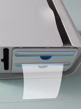 Коробка для полотенец в ванной комнате Ящик для туалетной бумаги Держатель для туалетной бумаги в рулоне Настенная водонепроницаемая полка без отверстий для ванной комнаты белый