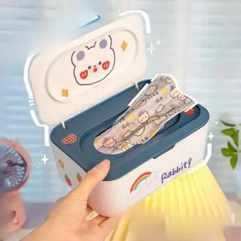 Коробка для респиратора, настольный ящик для хранения, ящик для хранения вещей, ящик для хранения полотенец для лица, ящик для хранения для студентов синий