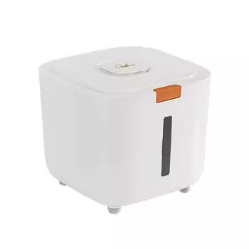 Коробка для риса с автоматическим открыванием крышки и двойным силиконовым уплотнительным кольцом для сохранения свежести муки